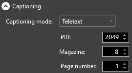 Captioning Teletext