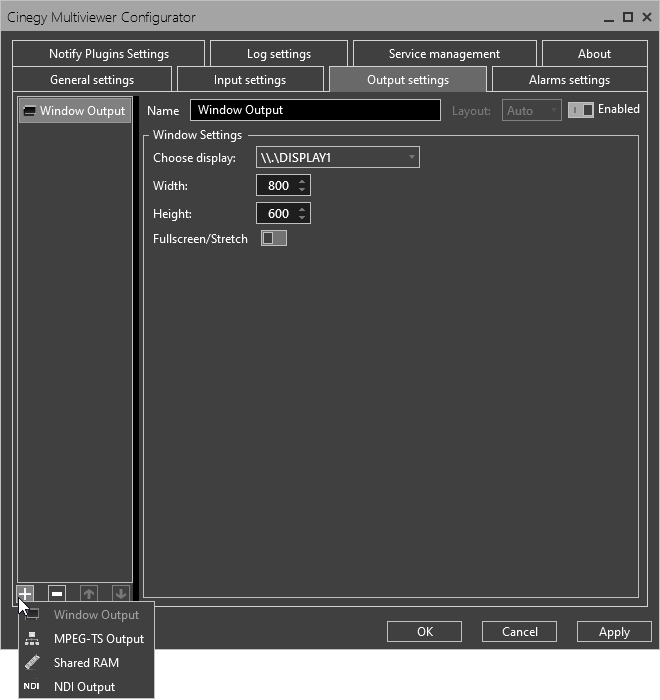 output_modes