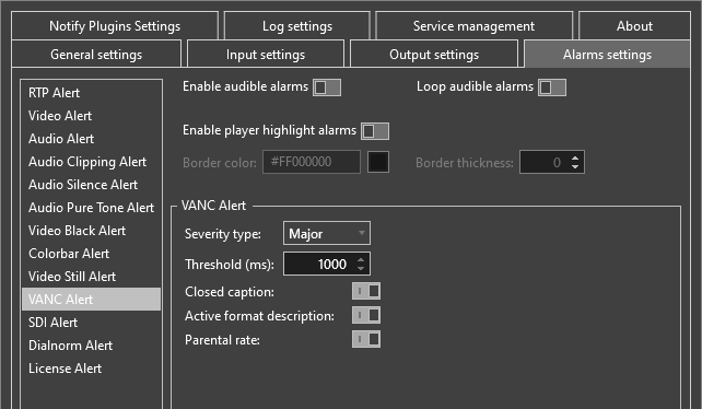 multiviewer_configurator_alarms_VANC