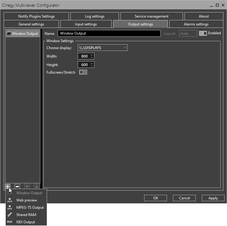 output_modes