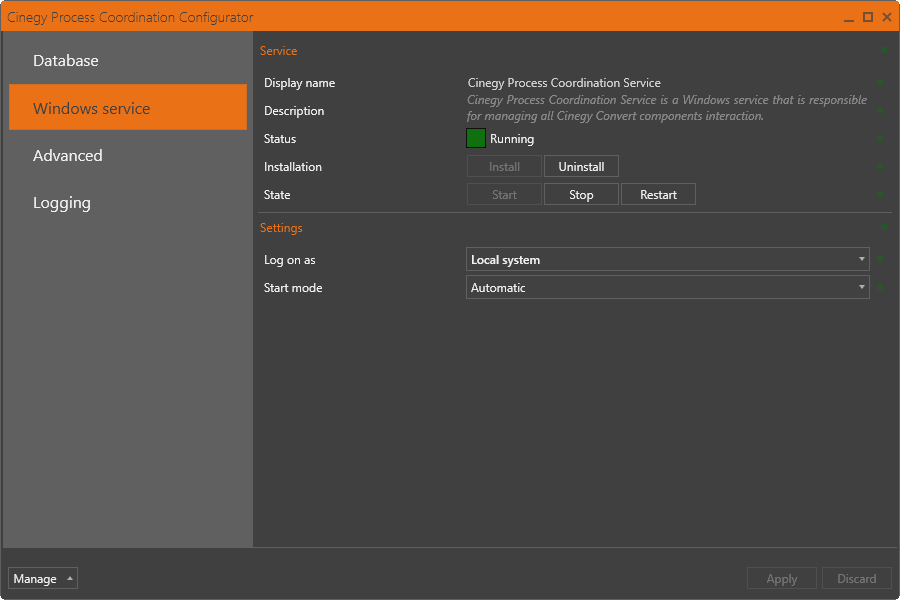 PCS_Windows_service_settings