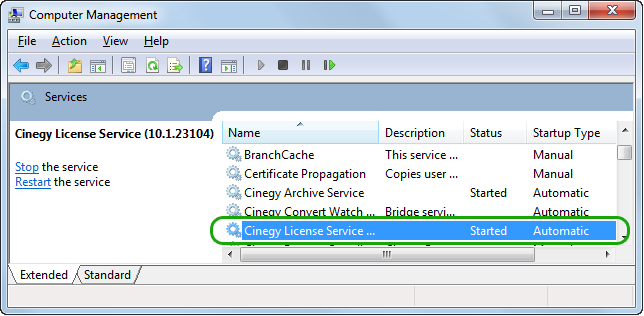 Cinegy License Service