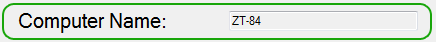 Computer name field