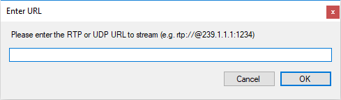 Open URL dialog