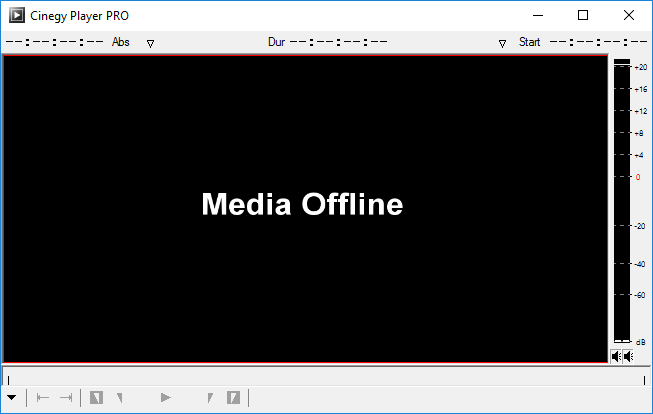 Media Offline player