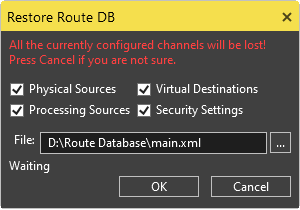 restore db