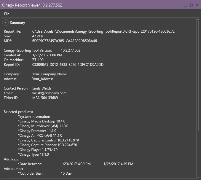 System_Info_summary