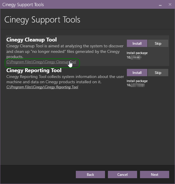 Change_installation_directory