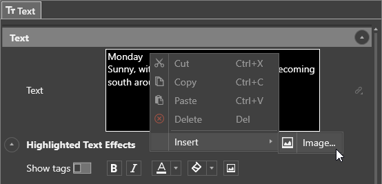 Adding macro menu